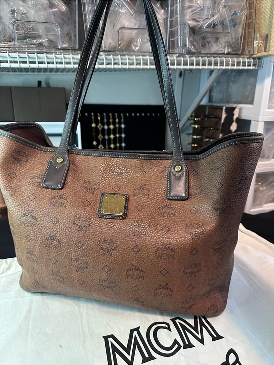 MCM Handbags - MCM Visetos shopper tote
